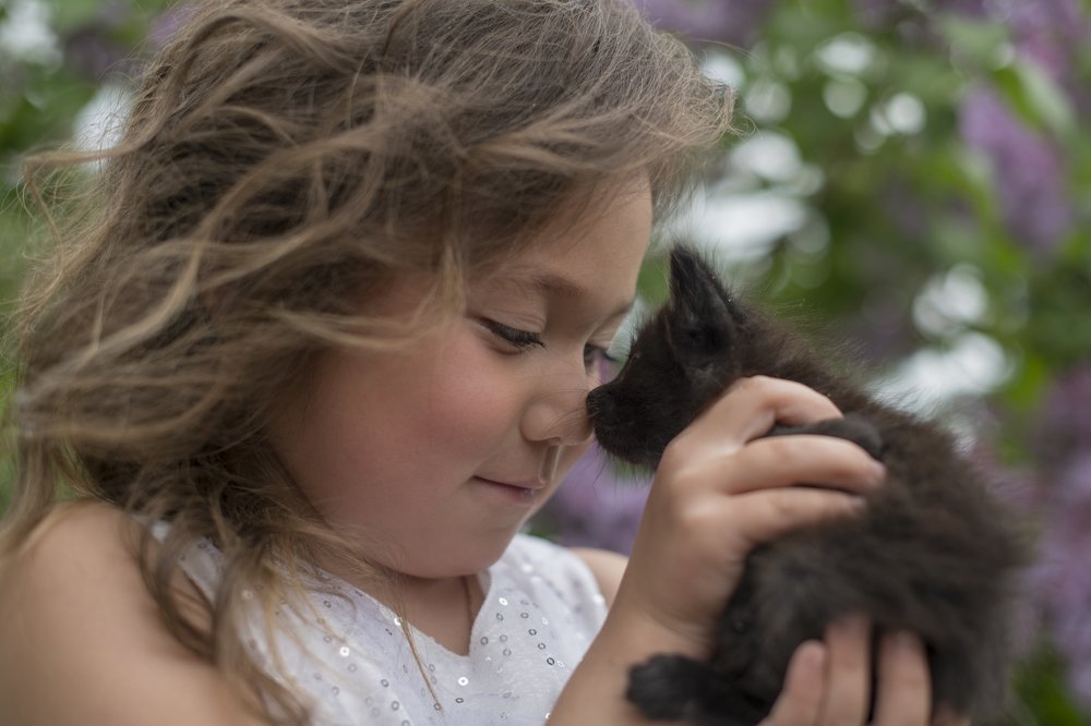 две малышки