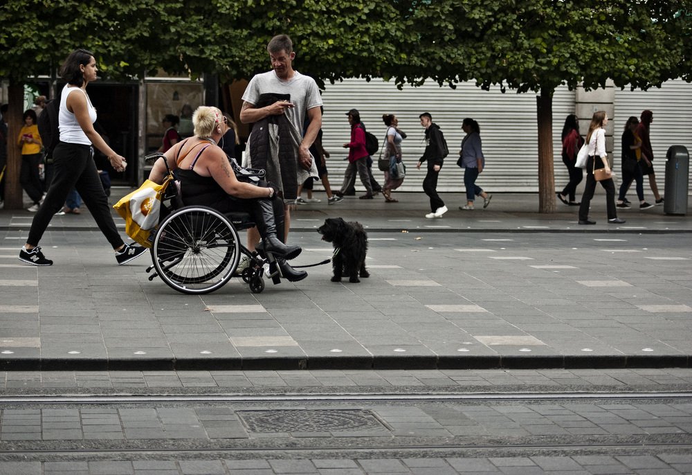 Wheelchair life is very hard