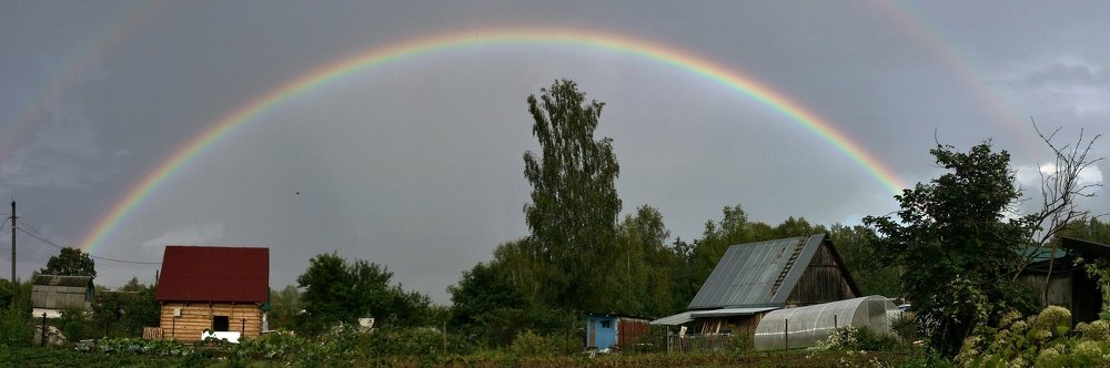 Дачная радуга