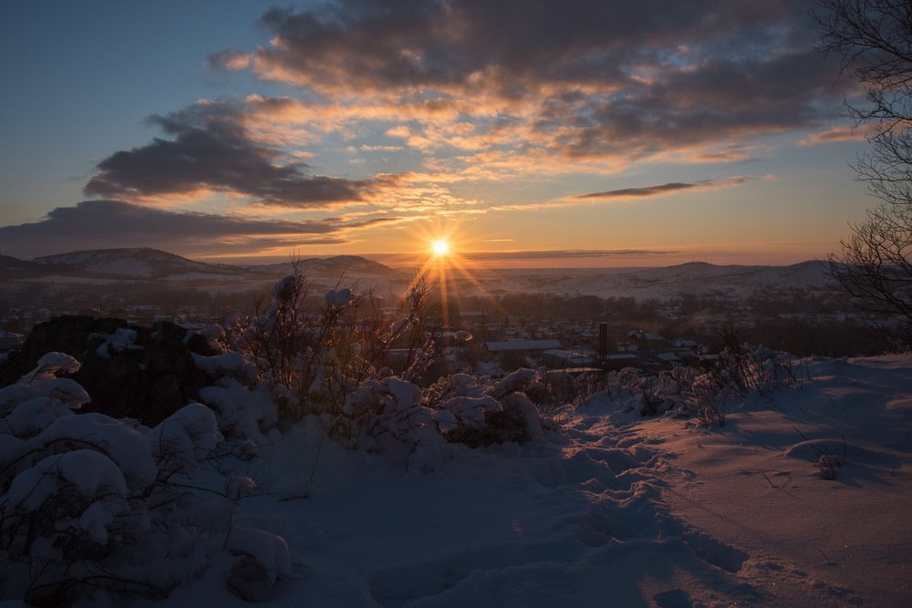 Апрельский закат