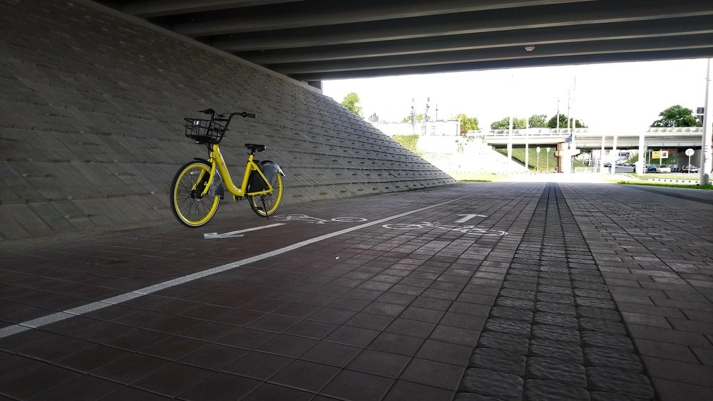 Yellow bike