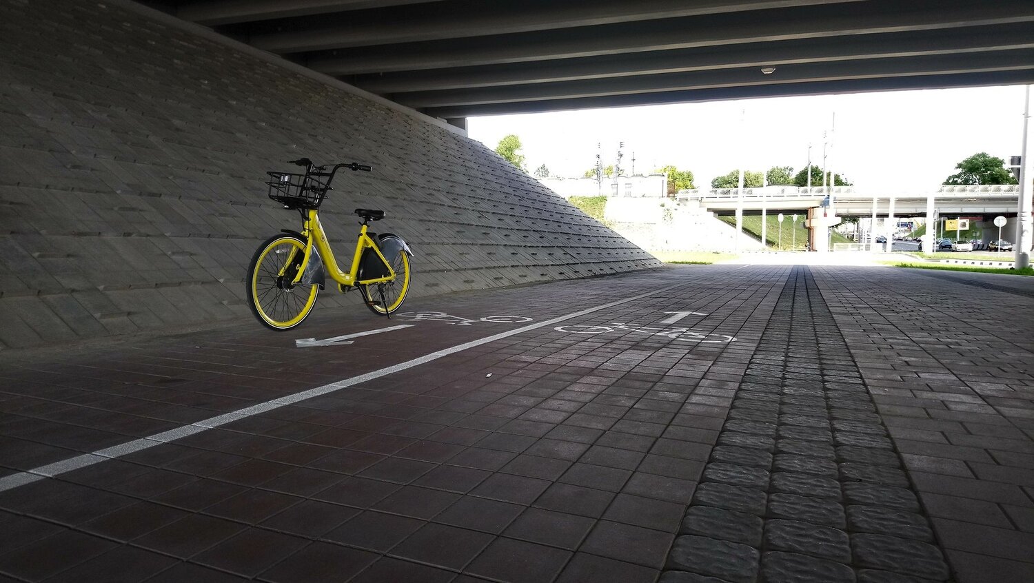 Yellow bike