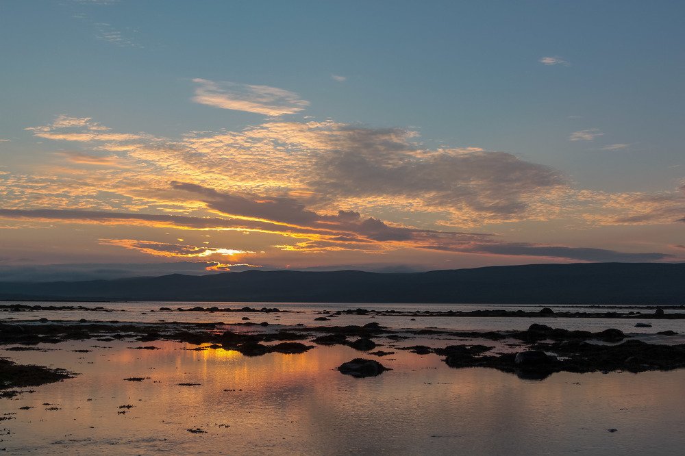 Закат на Баренцевом море