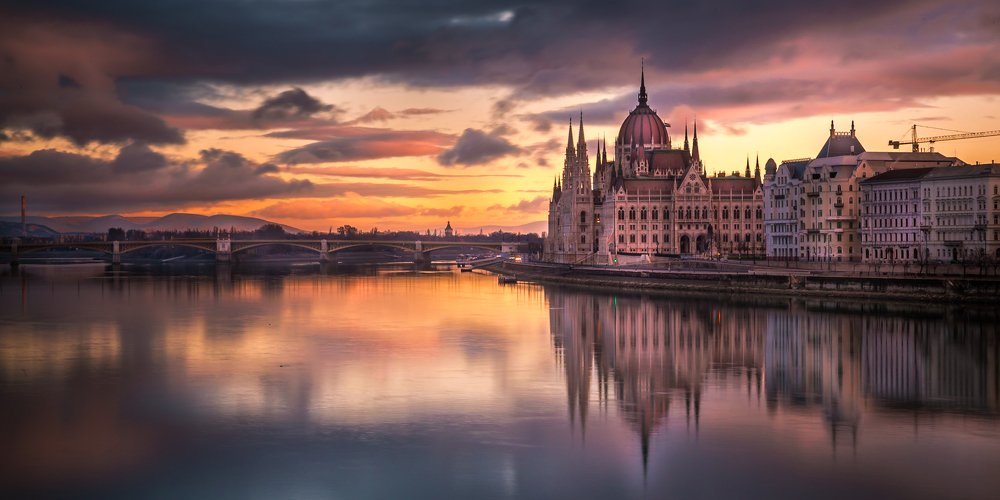 Sunrise in Budapest