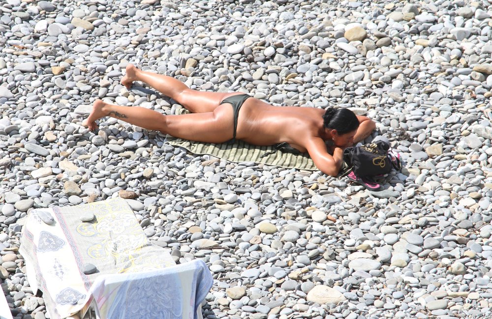 На берегу Черного моря