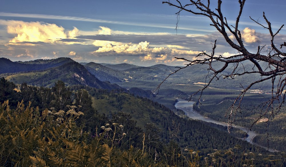 Закат в горах