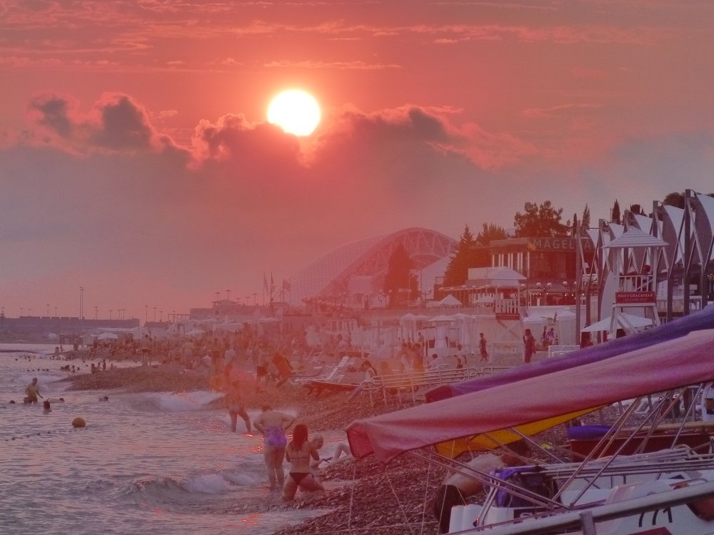 На закате дня