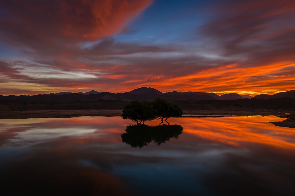 Sunrise at Buraq Dam