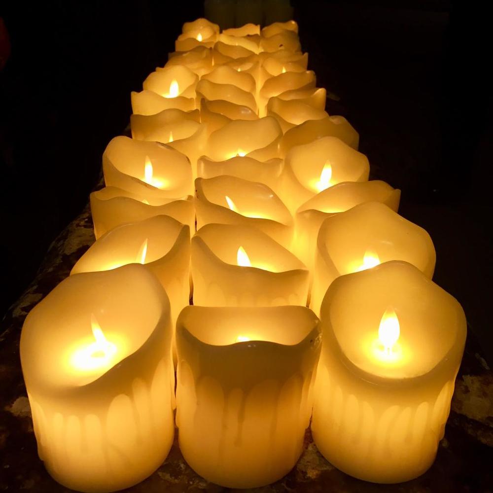 Тёплый свет свечей