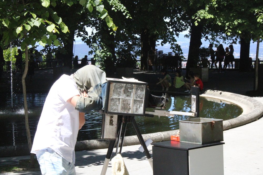 Photographer photographed