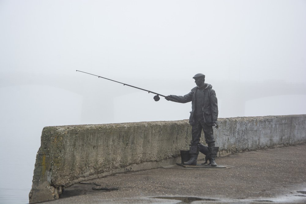 Рыбак, статуй