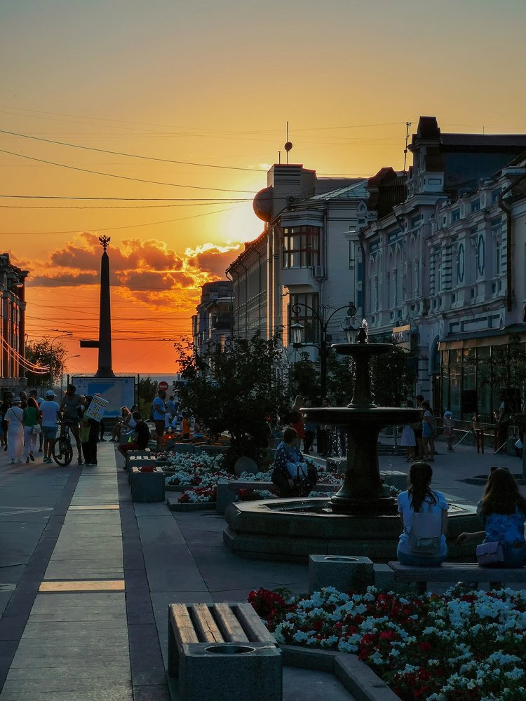 Пламенеющий закат