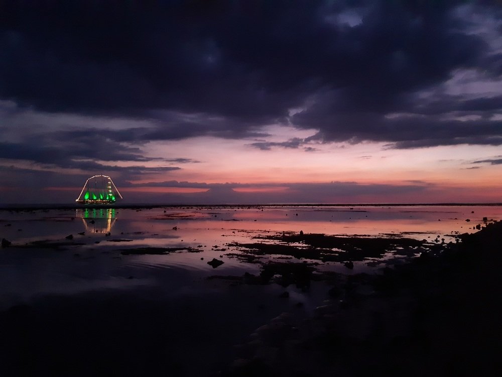 Green Ship in the Dark