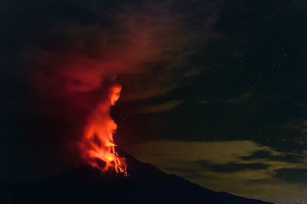 Something strange in the volcano