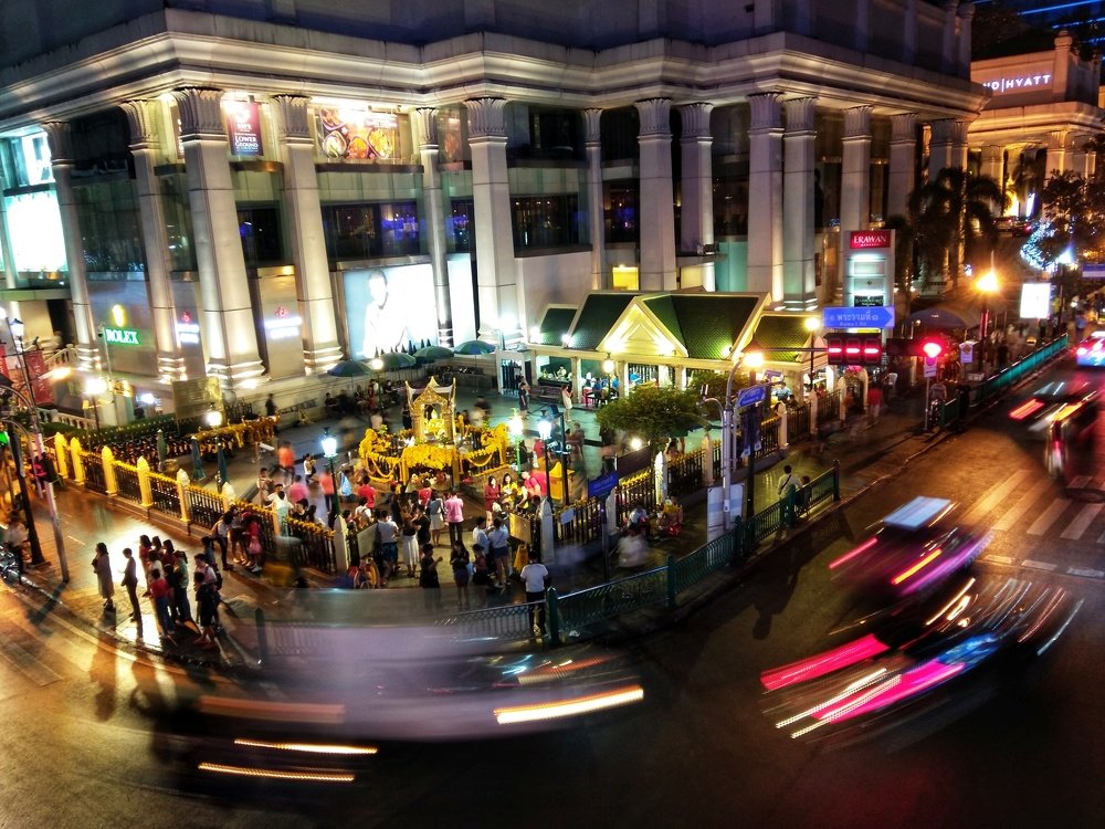 Cityscape Light Trails