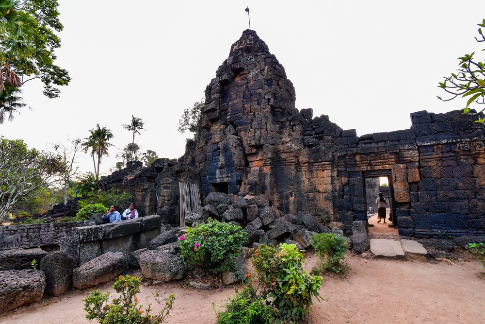 Walking in the temple