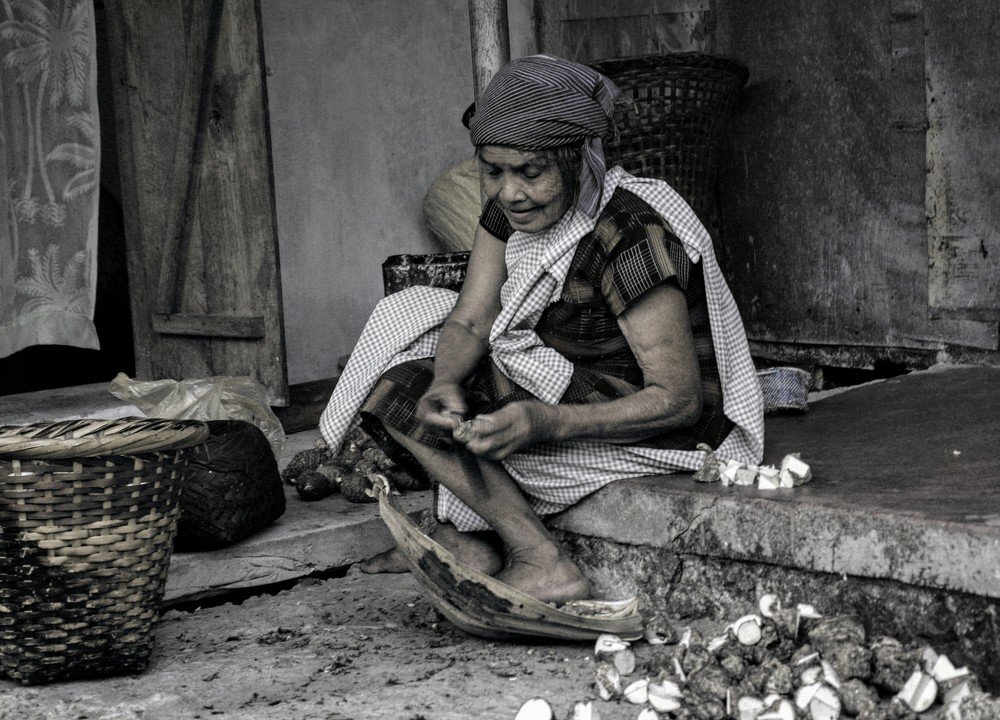 At the end of her Life