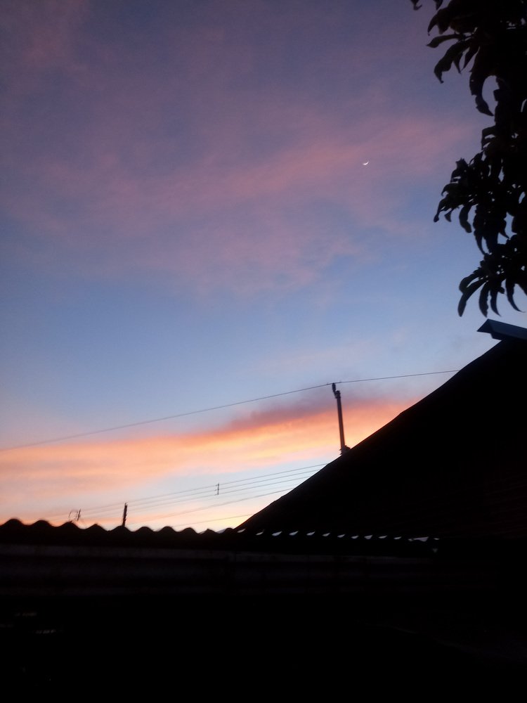 Sunset pastel colors