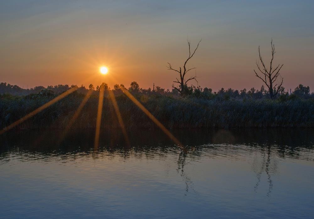 Солнце садится