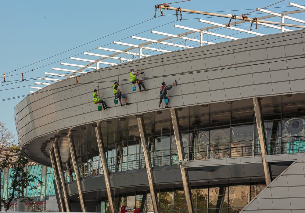 Очистка вестибюля МЦК