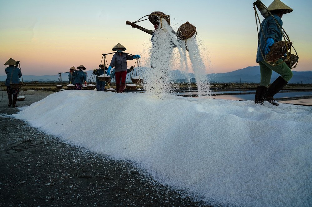 Sunrise in the saint field