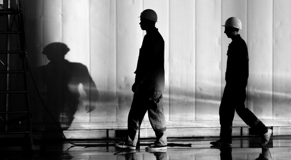 The shadow of engineer