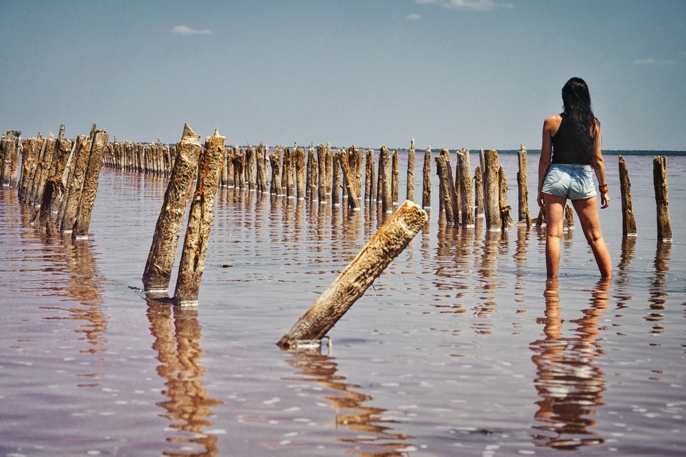 Розовое озеро