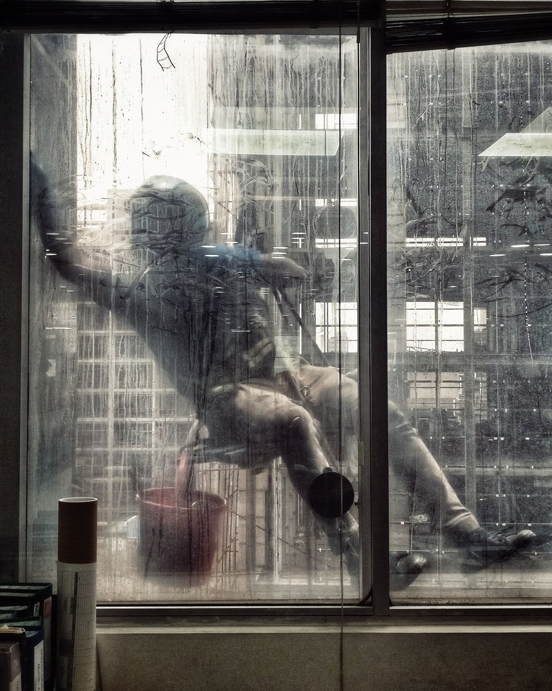The real Spiderman at work