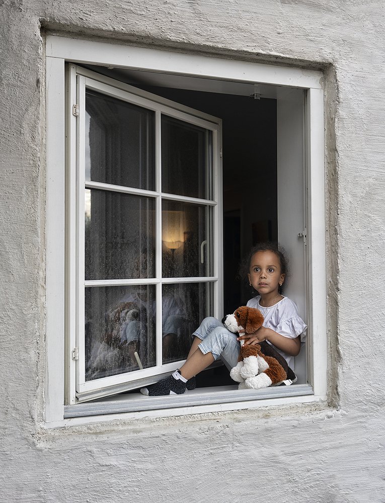 The girl in the window