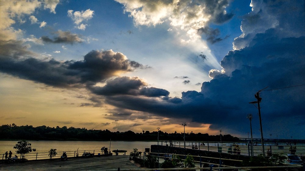 An evening time