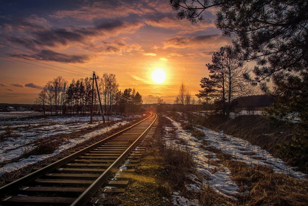 Мартовский закат