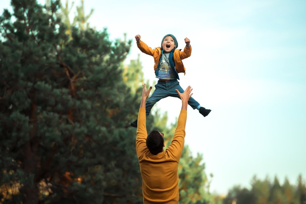 My son is the happiest man in the world