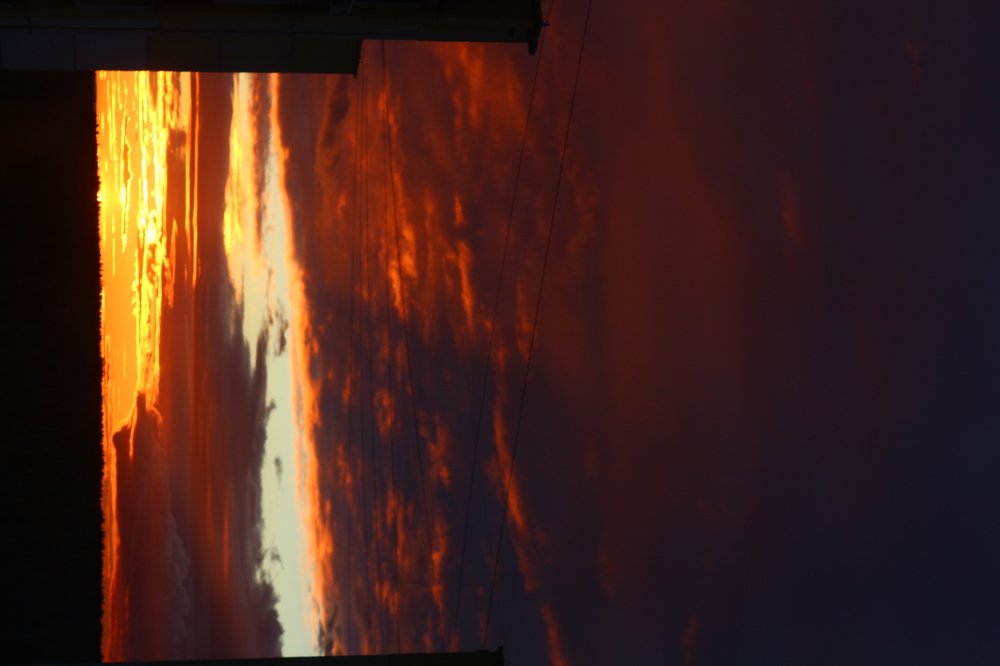 City sunset