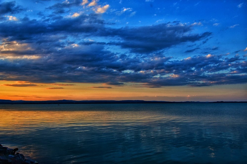 Balaton by sunset