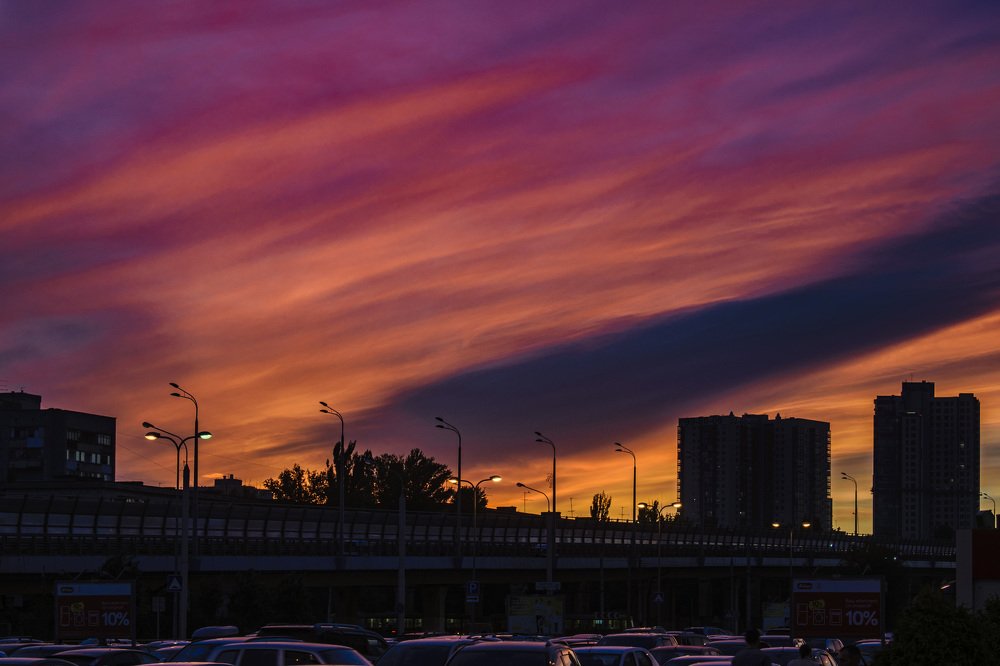 Багровое небо