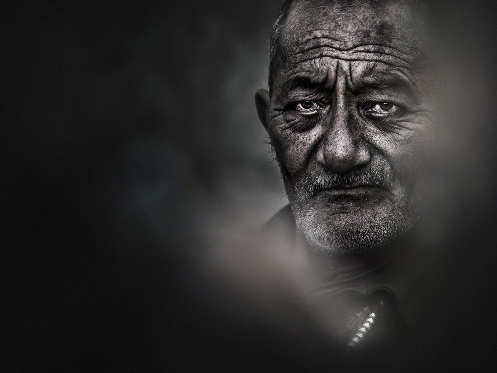 Black And White Portrait