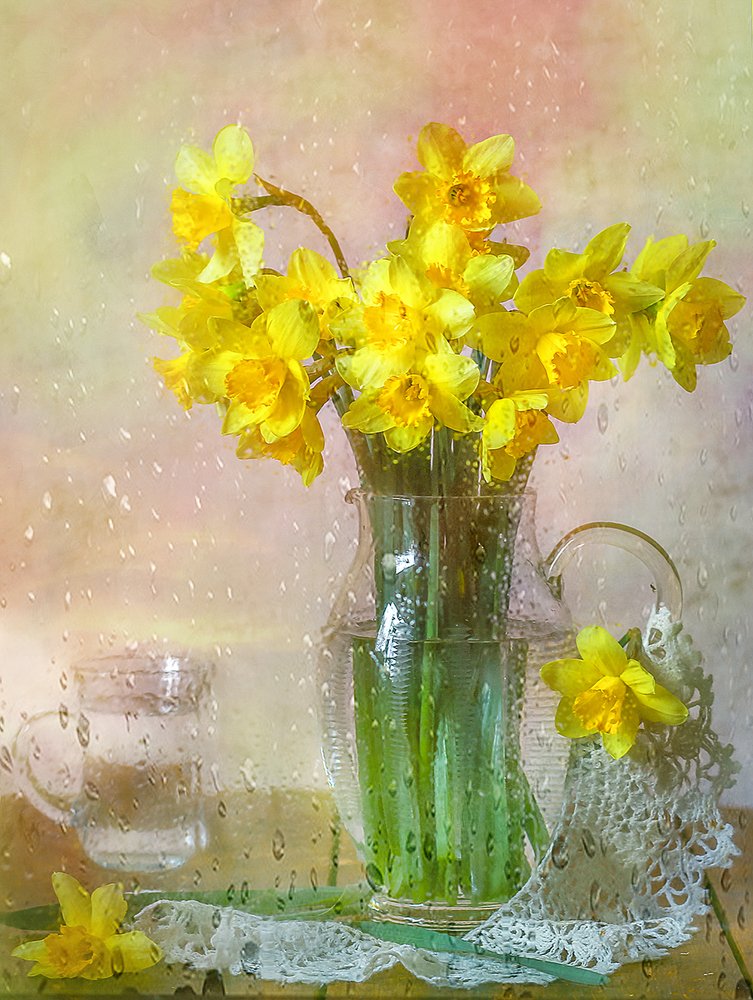 весенняя акварель