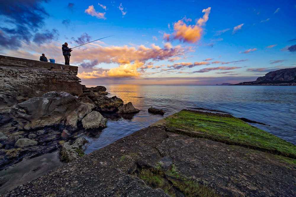 Il pescatore al tramonto
