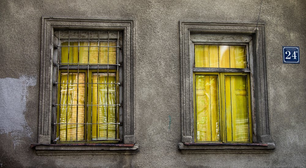 yellow window