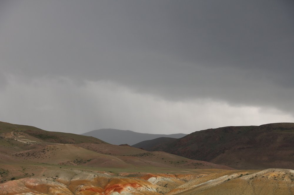 Дождь в горах