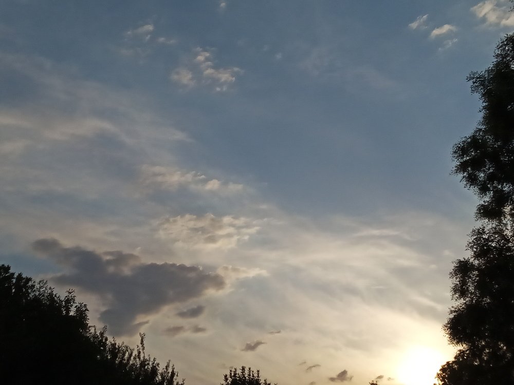 Вечернее небо Ташкента