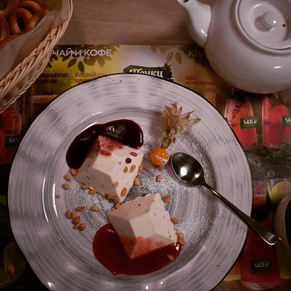 Клубничная панакота