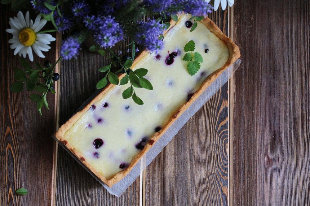 Черничный пирог