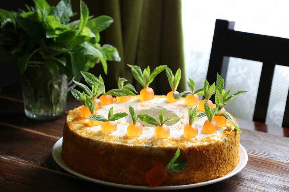 Морковный торт