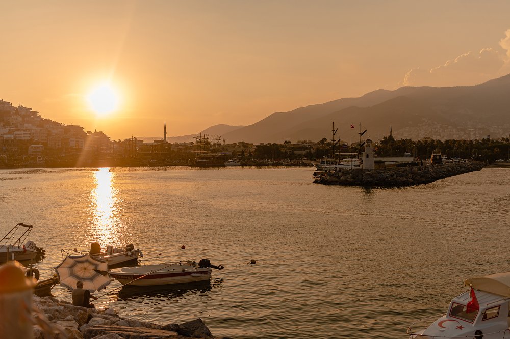 Закат на маяке