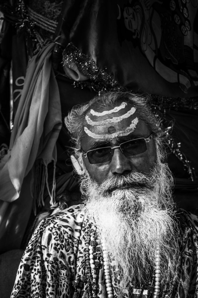 Monk with Hopes-way towards Pavagadh Temple, Gujarat