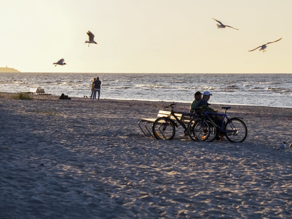Вечер на Рижском взморье.