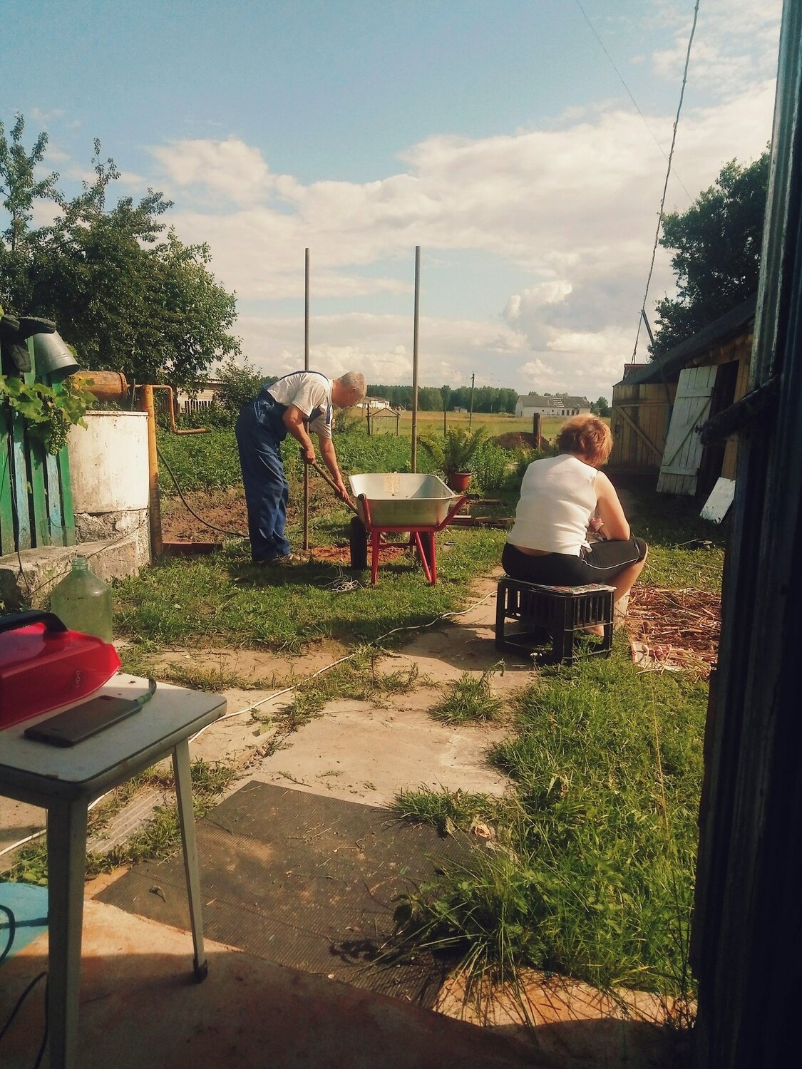 В деревне
