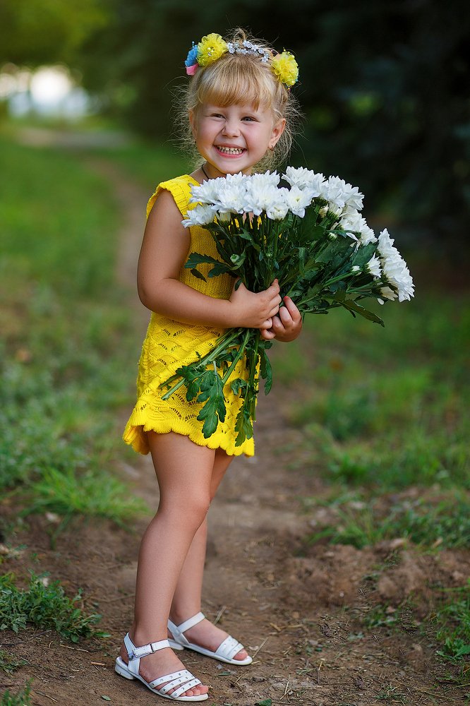 Желтое солнышко