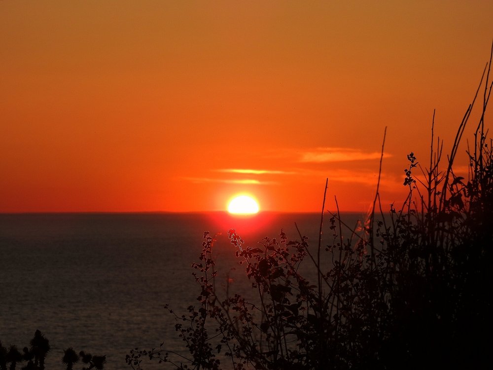 Закат на Черном море